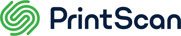 PrintScan Blue Logo